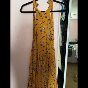 High neck halter dress